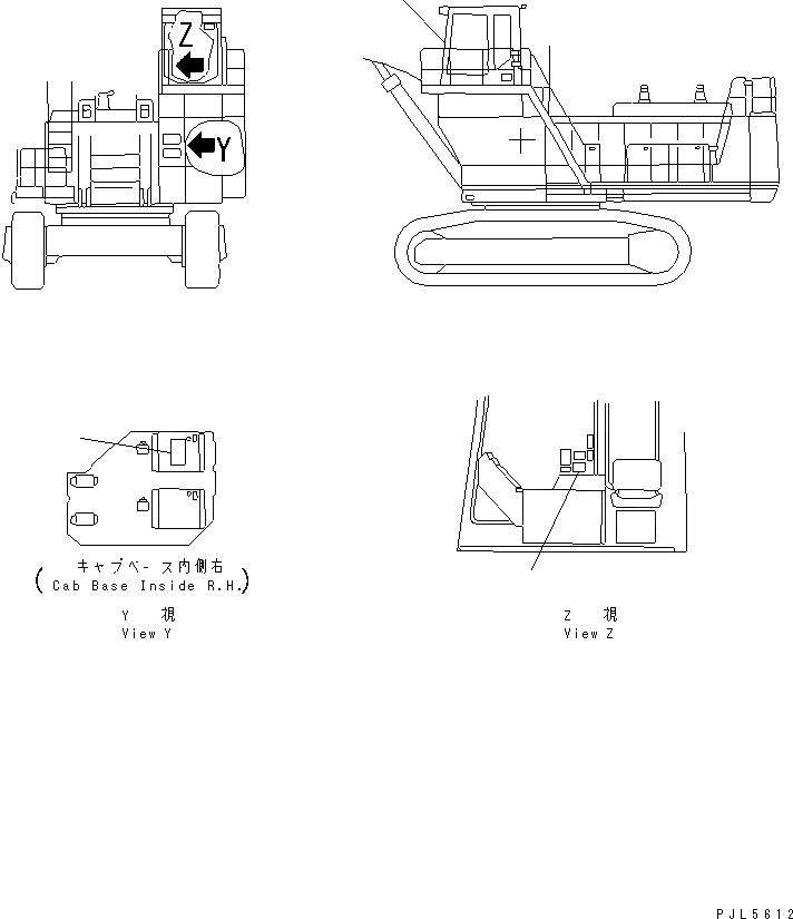 Схема запчастей Komatsu PC1600-1 - OPERATING ПЛАСТИНА (-MODE OLSS) (АНГЛ.) (ДЛЯ ЭКСКАВАТ.) МАРКИРОВКА