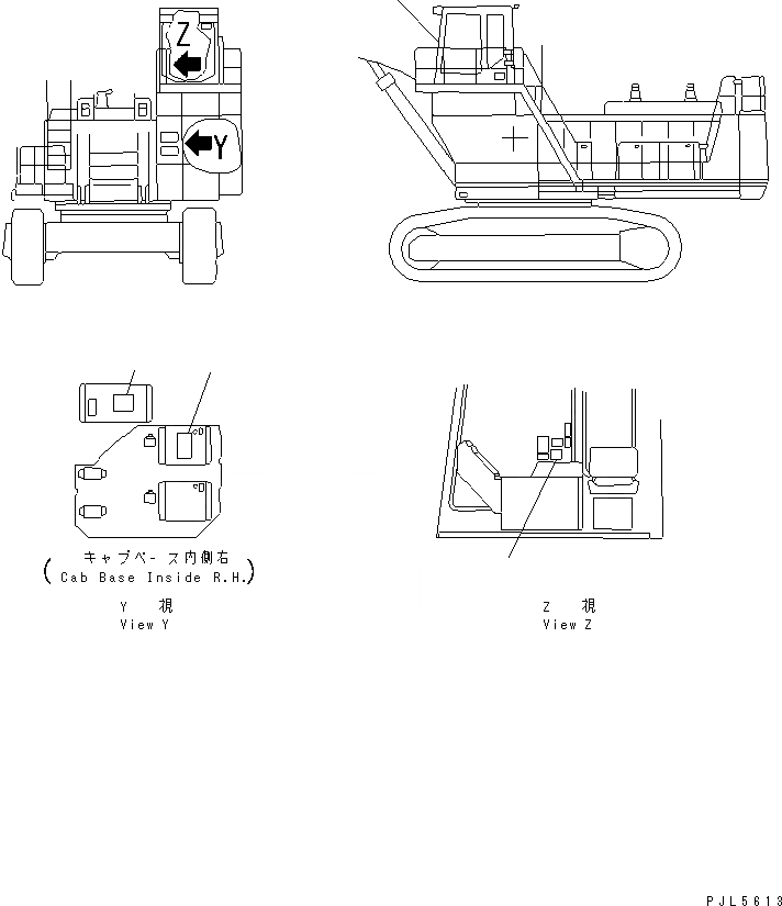 Схема запчастей Komatsu PC1600-1 - OPERATING ПЛАСТИНА (-MODE OLSS) (АНГЛ.) (ДЛЯ ПОГРУЗ.) МАРКИРОВКА