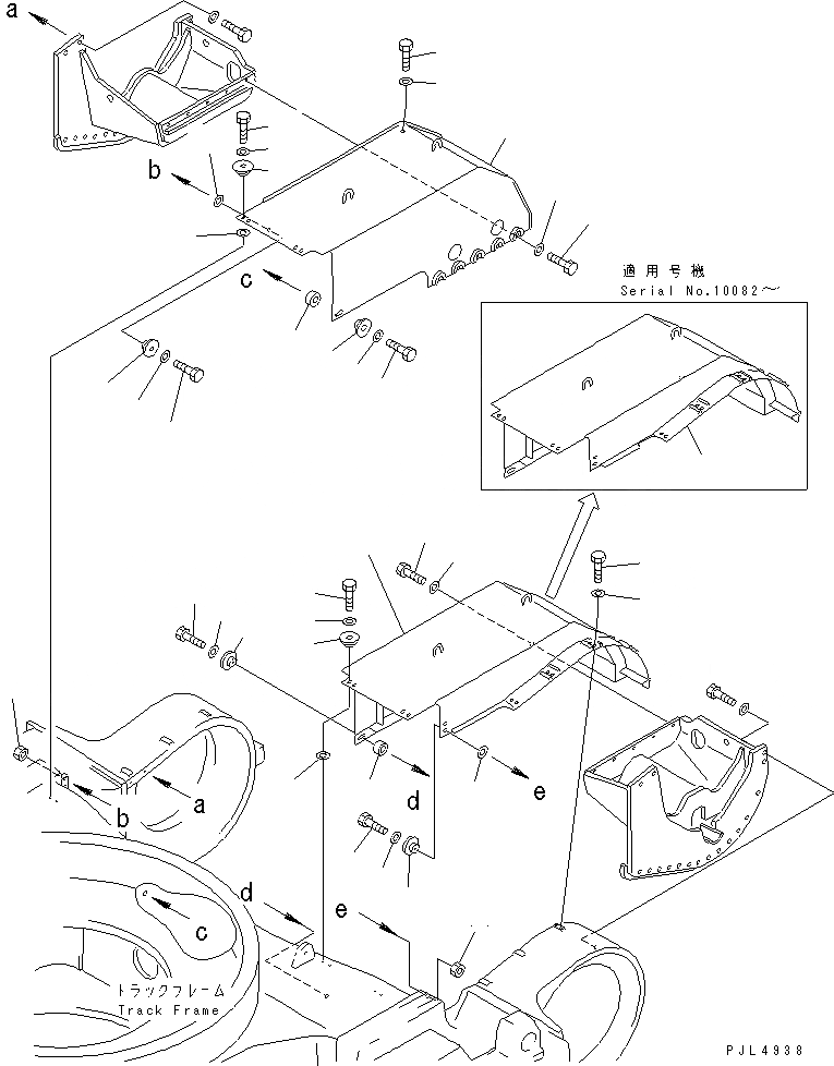 Схема запчастей Komatsu PC1600-1-A - МОТОР ХОДА COVER ХОДОВАЯ