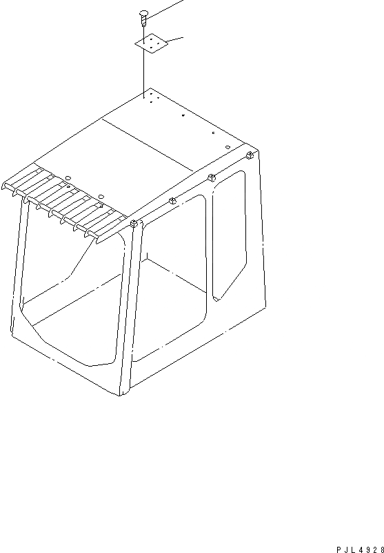 Схема запчастей Komatsu PC1600-1 - ТАБЛИЧКИ (БЕЗОПАСН.) (FOPS) МАРКИРОВКА