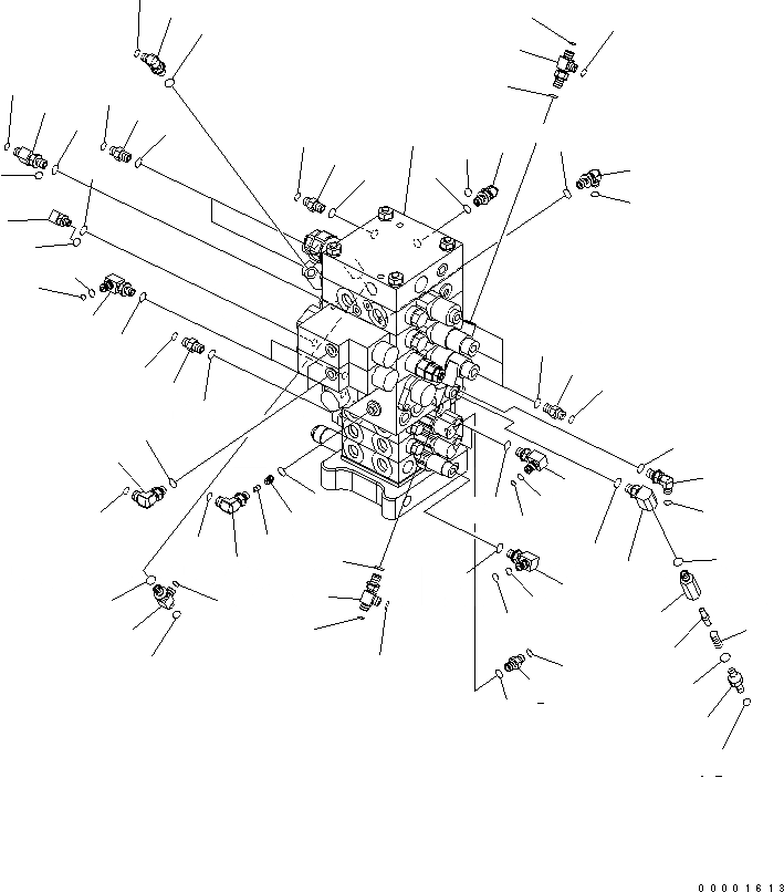 Схема запчастей Komatsu PC160LC-7 - ЭЛЕКТРОПРОВОДКА (ОСНОВН. Э/ПРОВОДКА) (КРЕПЛЕНИЕ)(№-) ЭЛЕКТРИКА