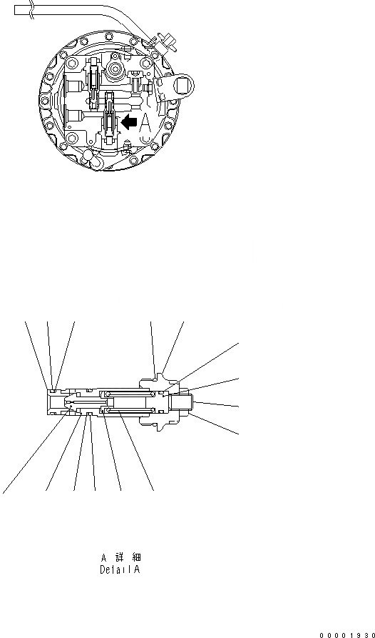 Схема запчастей Komatsu PC160LC-7 - РАЗГРУЗ. КЛАПАН (B) (ДЛЯ МОТОР ПОВОРОТА) ОСНОВН. КОМПОНЕНТЫ И РЕМКОМПЛЕКТЫ