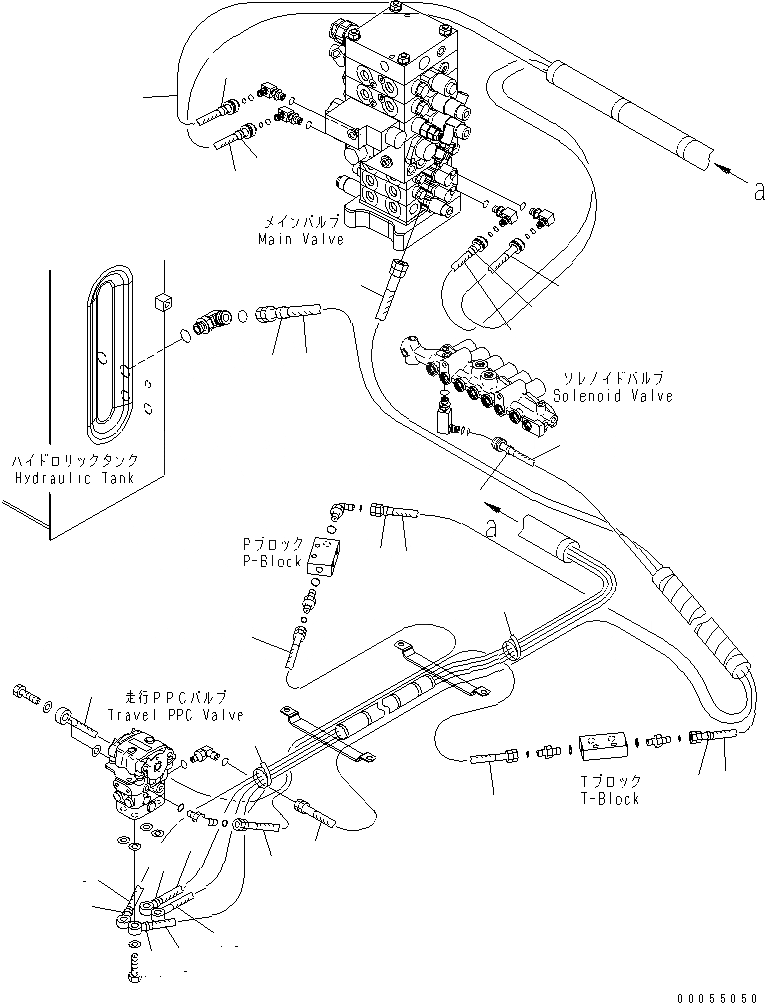 Схема запчастей Komatsu PC160LC-7E0 - ОСНОВН. КОНСТРУКЦИЯ (КАБИНА) (PPC ШЛАНГИ) (/) КАБИНА ОПЕРАТОРА И СИСТЕМА УПРАВЛЕНИЯ