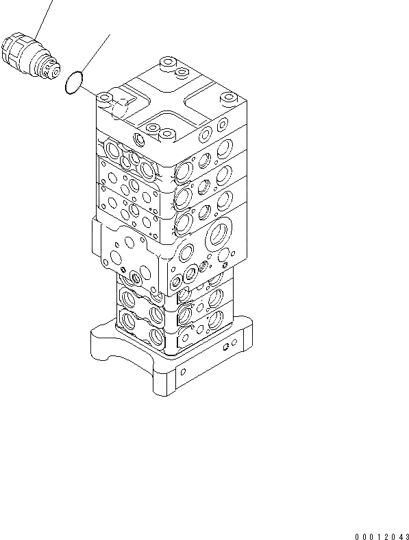 Схема запчастей Komatsu PC160LC-7 - ОСНОВН. КЛАПАН (-КЛАПАН) (/) (С РУКОЯТЬ СТОПОРН. КЛАПАН) ОСНОВН. КОМПОНЕНТЫ И РЕМКОМПЛЕКТЫ