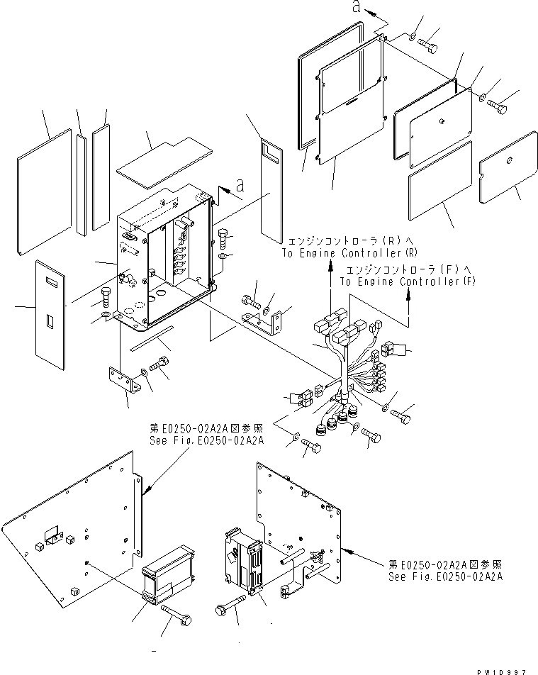 Схема запчастей Komatsu PC1800-6-M1 - КОНТРОЛЛЕР (/)(№-) ЭЛЕКТРИКА