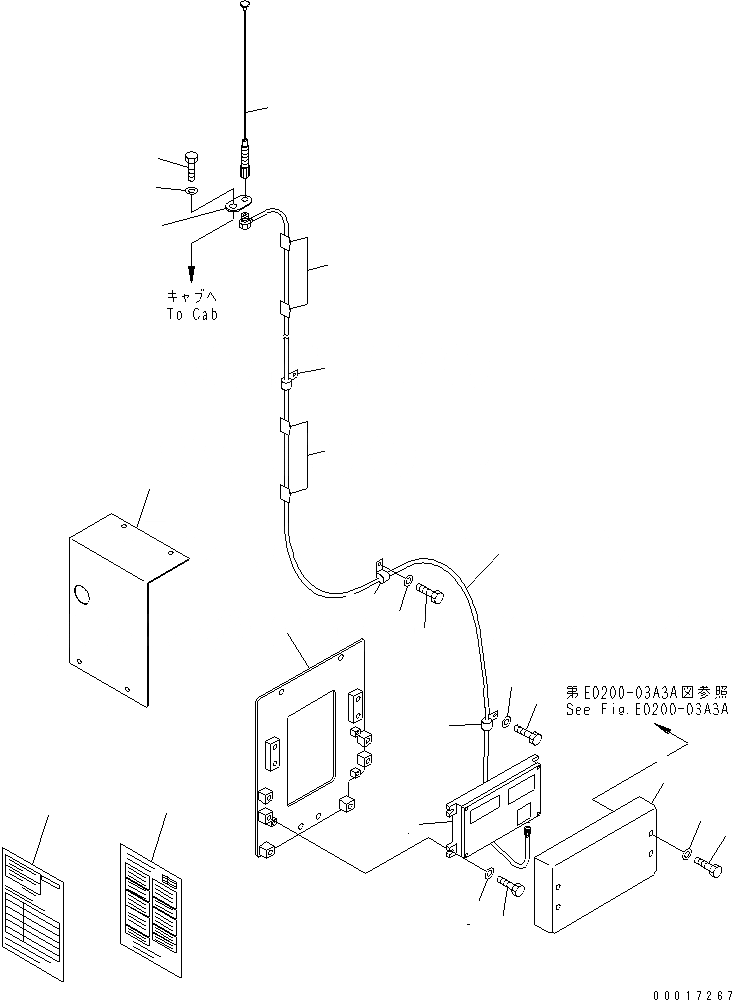 Схема запчастей Komatsu PC1800-6-M1 - КОНТРОЛЛЕР (ORBCOMM КОМПЛЕКТ)(№-) ЭЛЕКТРИКА