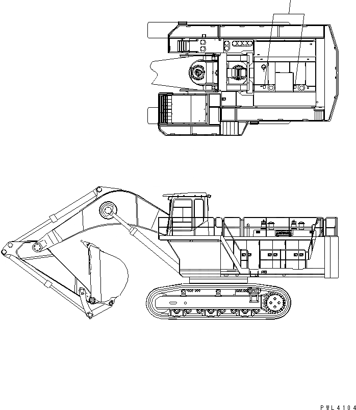 Схема запчастей Komatsu PC1800-6-M1 - ПЛАСТИНА (ВОЗДУХООЧИСТИТЕЛЬ ЭЛЕМЕНТ) (ЯПОН.)(№-) МАРКИРОВКА