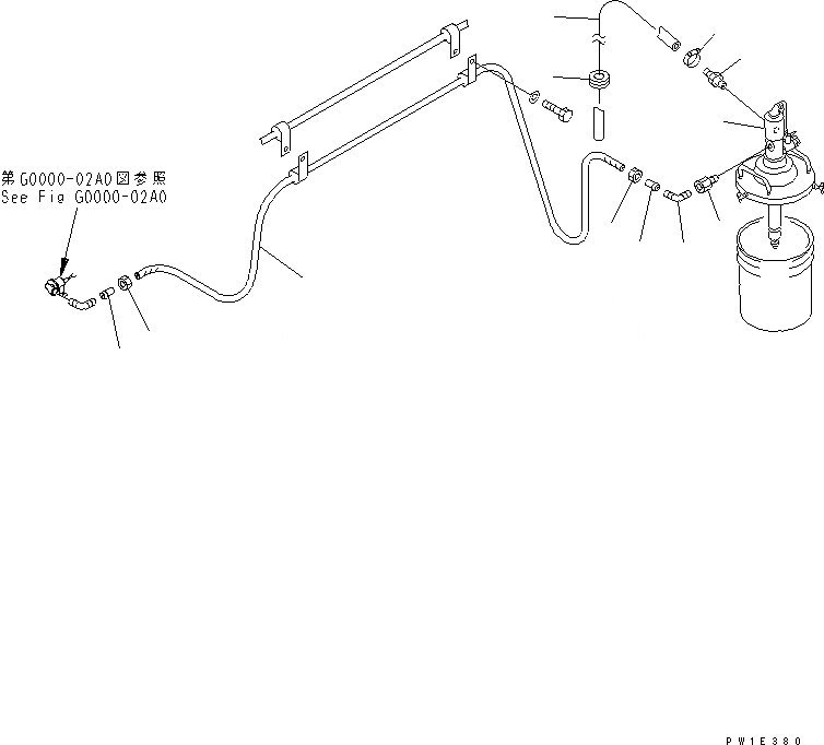 Схема запчастей Komatsu PC1800-6-M1 - НАСОС СМАЗКИ (НАСОС)(№-) РАЗНОЕ