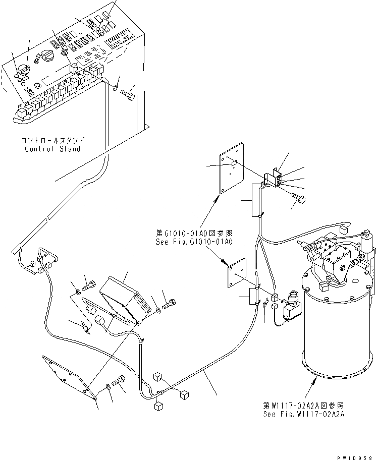 Схема запчастей Komatsu PC1800-6-M1 - НАСОС СМАЗКИ (НАСОС УПРАВЛ-Е) (LINCOLN)(№-) РАЗНОЕ