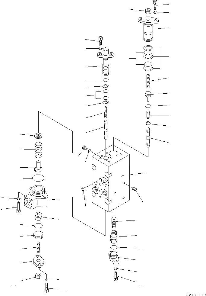 Схема запчастей Komatsu PC1800-6-M1 - ОСНОВН. НАСОС (/) (С КЛАПАНОМ TVC)(№-) ОСНОВН. КОМПОНЕНТЫ И РЕМКОМПЛЕКТЫ