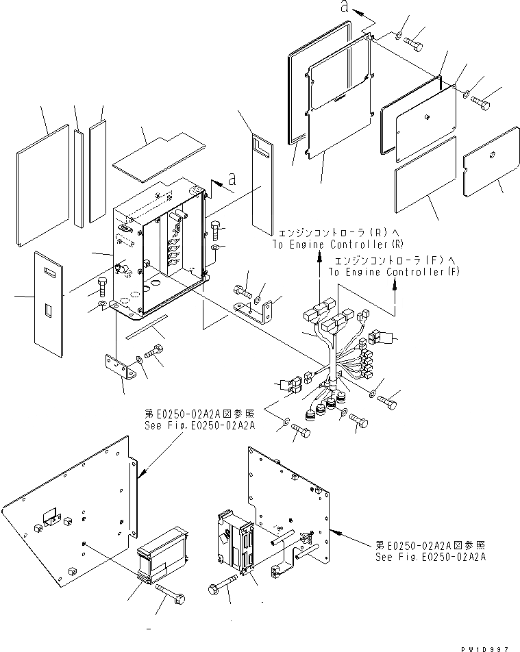 Схема запчастей Komatsu PC1800-6 - КОНТРОЛЛЕР (/)(№-) ЭЛЕКТРИКА