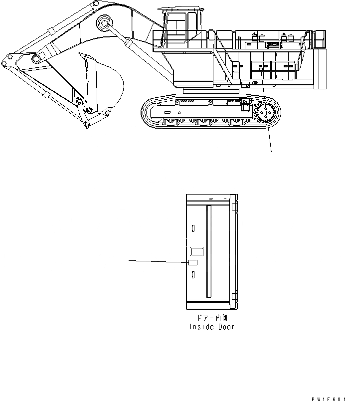 Схема запчастей Komatsu PC1800-6 - ПЛАСТИНА (МОРОЗОУСТОЙЧИВ. СПЕЦИФ-Я) (АНГЛ.)(№-) МАРКИРОВКА