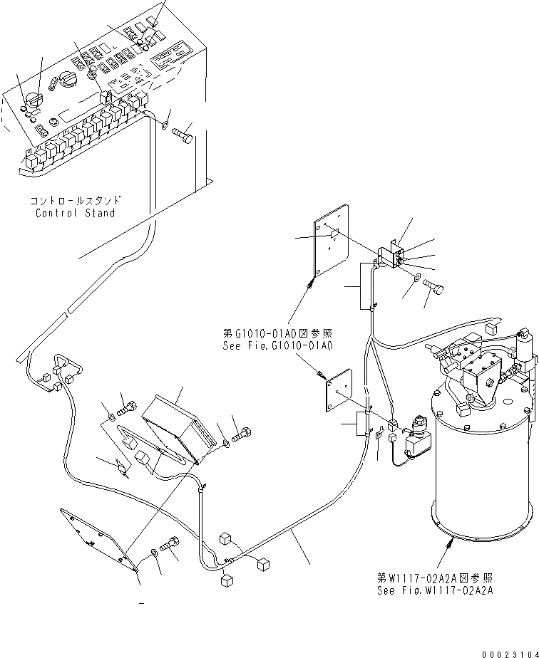 Схема запчастей Komatsu PC1800-6 - НАСОС СМАЗКИ (НАСОС УПРАВЛ-Е) (LINCOLN)(№-) РАЗНОЕ