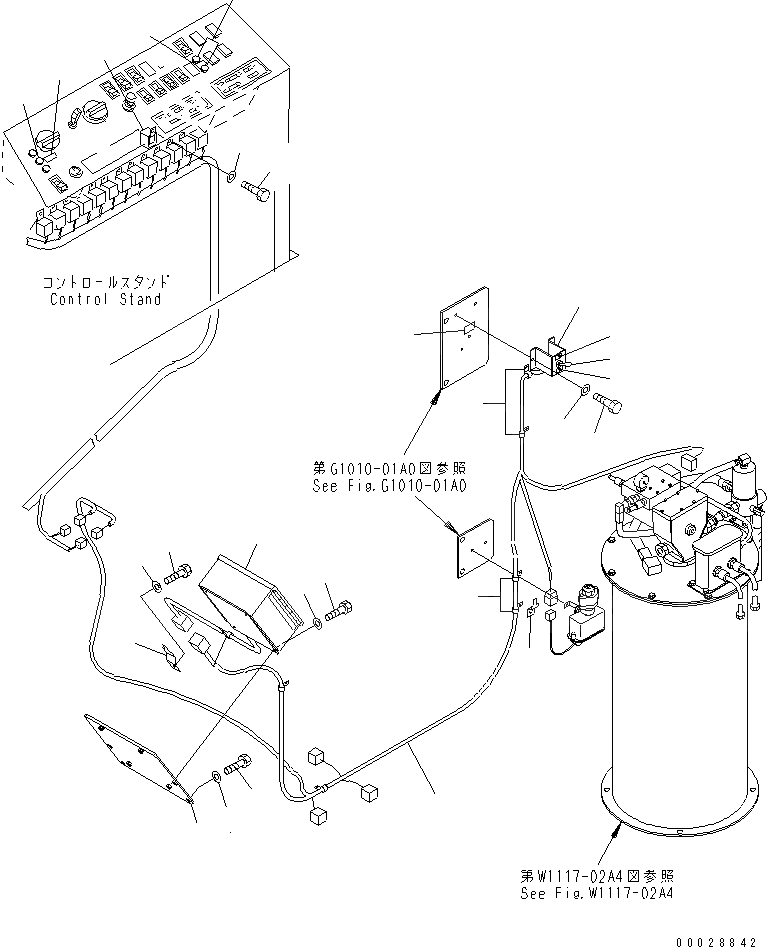 Схема запчастей Komatsu PC1800-6 - НАСОС СМАЗКИ (НАСОС УПРАВЛ-Е) (LINCOLN) (АВТОМАТИЧ. СМАЗКА)(№-) РАЗНОЕ