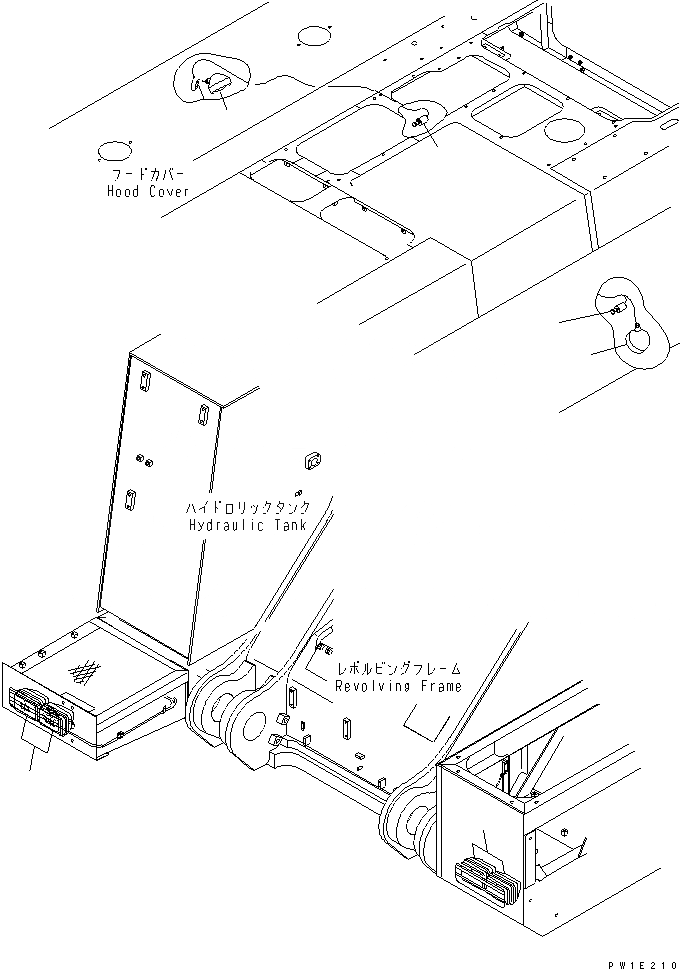 Схема запчастей Komatsu PC1800-6 - ЭЛЕКТРИКА (ОСВЕЩЕНИЕ)(№-) ЭЛЕКТРИКА