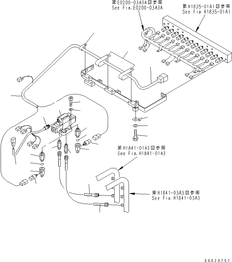 Схема запчастей Komatsu PC1800-6 - СОЛЕНОИДНЫЙ КЛАПАН ЛИНИИ (СОЛЕНОИДНЫЙ КЛАПАН) (ДЛЯ ПОГРУЗ.)(№-) ГИДРАВЛИКА