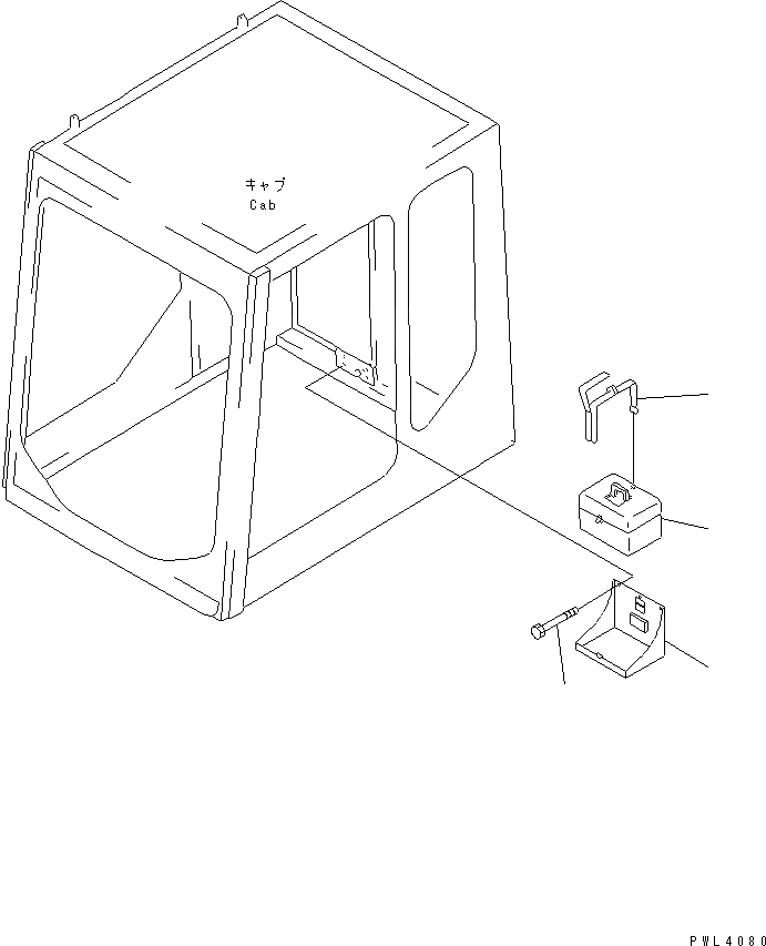 Схема запчастей Komatsu PC1800-6 - АПТЕЧКА(№-) КАБИНА ОПЕРАТОРА И СИСТЕМА УПРАВЛЕНИЯ