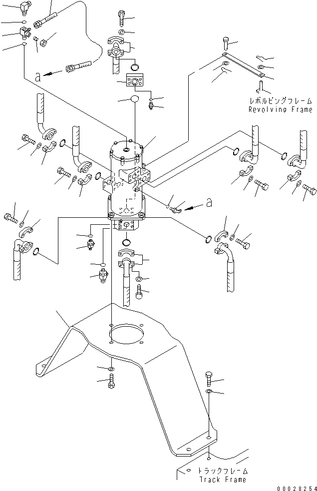 Схема запчастей Komatsu PC1800-6 - ПОВОРОТНОЕ СОЕДИНЕНИЕ(№-) ПОВОРОТН. КРУГ И КОМПОНЕНТЫ