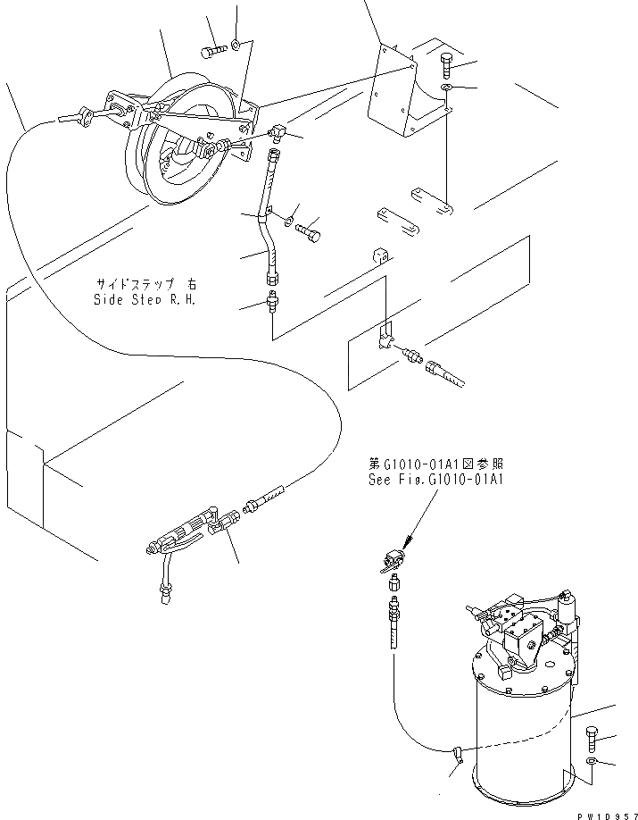 Схема запчастей Komatsu PC1800-6 - НАСОС СМАЗКИ (СМАЗ. GUN И REEL) (LINCOLN)(№-) РАЗНОЕ