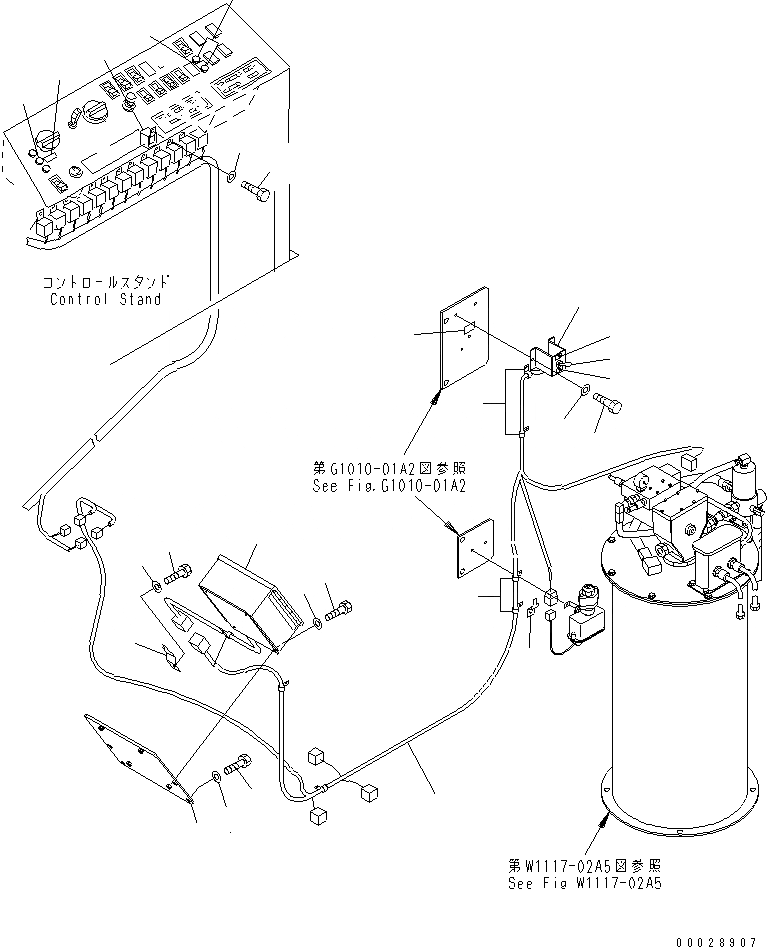 Схема запчастей Komatsu PC1800-6 - НАСОС СМАЗКИ (НАСОС УПРАВЛ-Е) (LINCOLN) (АВТОМАТИЧ. СМАЗКА)(№-) РАЗНОЕ