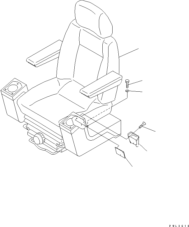 Схема запчастей Komatsu PC180LC-6K - СИДЕНЬЕ ОПЕРАТОРА(№K7-K9) КАБИНА ОПЕРАТОРА И СИСТЕМА УПРАВЛЕНИЯ