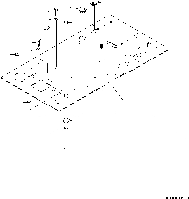 Схема запчастей Komatsu PC180LC-7K - ОСНОВН. КОНСТРУКЦИЯ (РАМА) КАБИНА ОПЕРАТОРА И СИСТЕМА УПРАВЛЕНИЯ