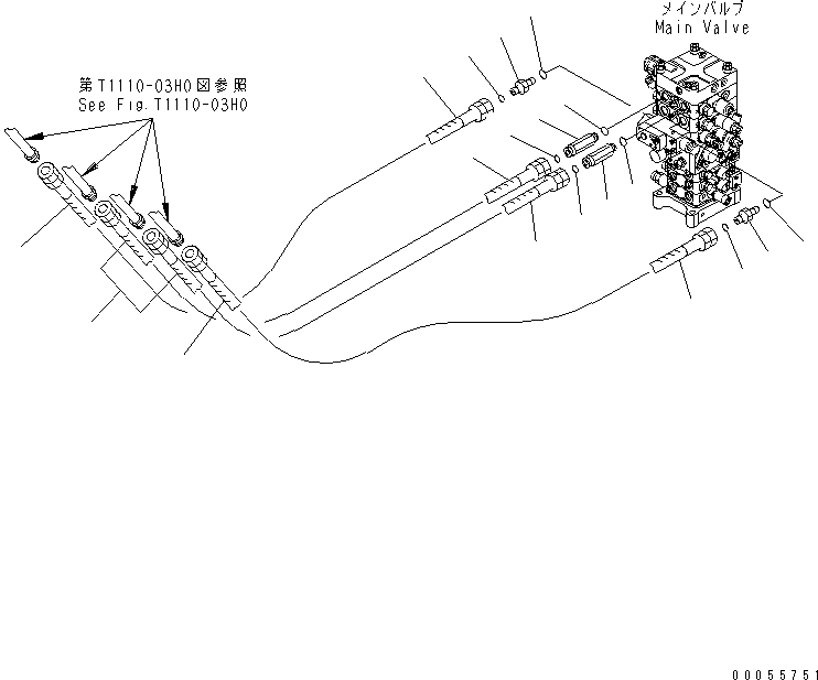 Схема запчастей Komatsu PC180LC-7-E0 - РУКОЯТЬ И ЛИНИЯ КОВША ГИДРАВЛИКА