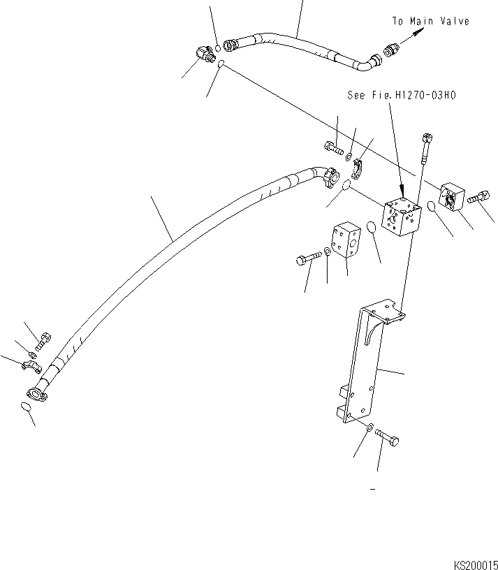 Схема запчастей Komatsu PC180LC-7-E0 - НАВЕСНОЕ ОБОРУД-Е ( АКТУАТОР) (ОСНОВН. ЛИНИЯ¤ ПРАВ.) (ДЛЯ 2-СЕКЦИОНН. СТРЕЛЫ) ГИДРАВЛИКА
