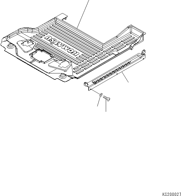 Схема запчастей Komatsu PC180LC-7-E0 - ПОКРЫТИЕ ПОЛА( АКТУАТОР И ADJUST ПЕДАЛЬ) (ДЛЯ 2-СЕКЦИОНН. СТРЕЛЫ КАБИНА ОПЕРАТОРА И СИСТЕМА УПРАВЛЕНИЯ