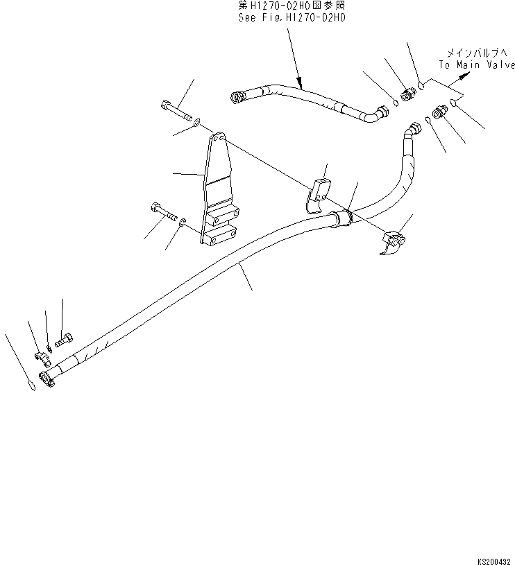 Схема запчастей Komatsu PC180NLC-7-E0 - НАВЕСНОЕ ОБОРУД-Е ( АКТУАТОР) (ОСНОВН. ЛИНИЯ¤ ЛЕВ.) (БЫСТРОСЪЕМН. МЕХ-М) ГИДРАВЛИКА