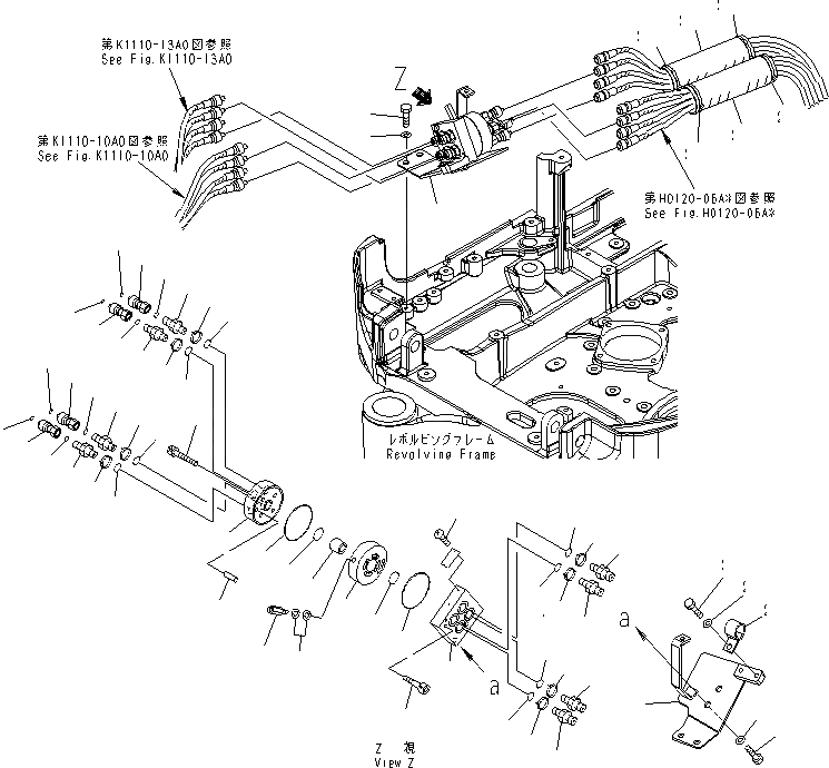 Схема запчастей Komatsu PC18MR-2 - ISO-ЭКСКАВАТ. PATTERN УПРАВЛ-Е (КРОМЕ ЯПОН.)(№-8) ГИДРАВЛИКА