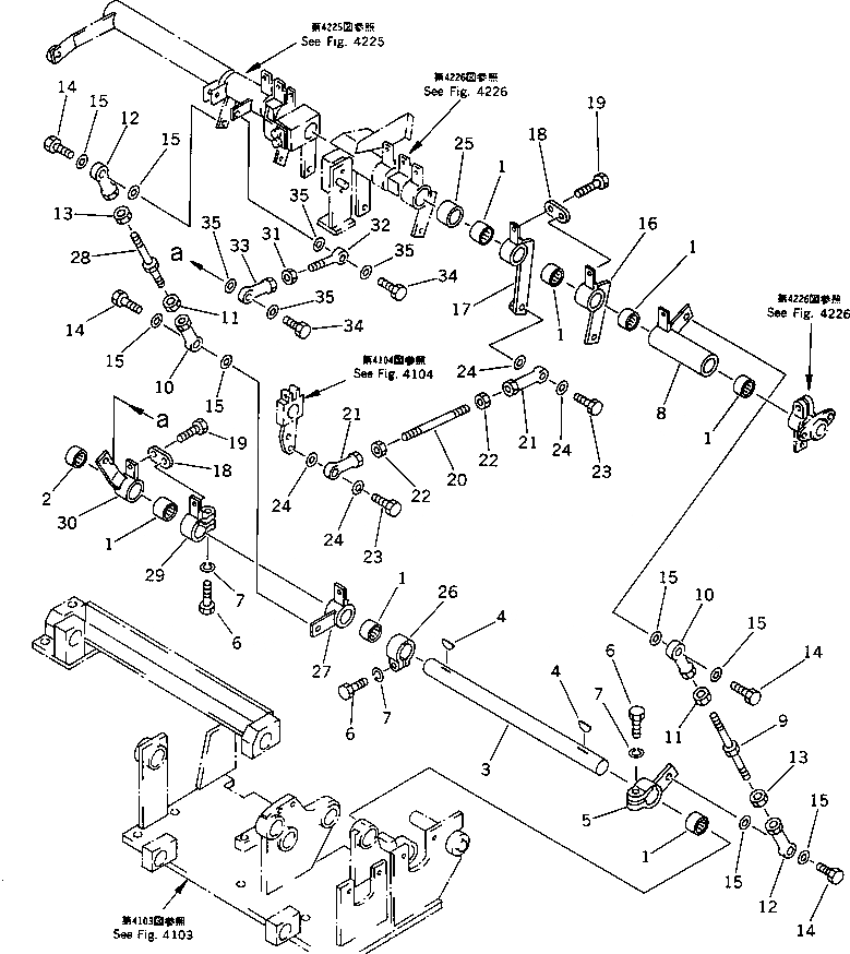 Схема запчастей Komatsu PC20-6 - РУКОЯТЬ МЕХ-М УПРАВЛ-Я (WAY SHIFT PATTERN СПЕЦ-Я.)(№9-) СИСТЕМА УПРАВЛЕНИЯ И ОСНОВНАЯ РАМА