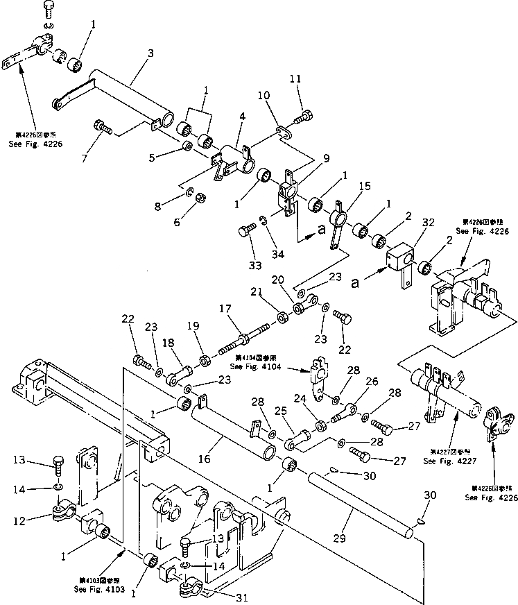 Схема запчастей Komatsu PC20-6 - СТРЕЛА МЕХ-М УПРАВЛ-Я ( WAY SHIFT PATTERN СПЕЦ-Я.)(№9-) СИСТЕМА УПРАВЛЕНИЯ И ОСНОВНАЯ РАМА