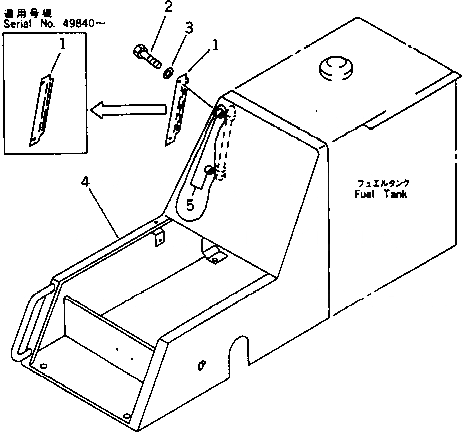 Схема запчастей Komatsu PC200-5C - ТОПЛИВН. GAUGE COVER КОМПОНЕНТЫ ДВИГАТЕЛЯ И ЭЛЕКТРИКА