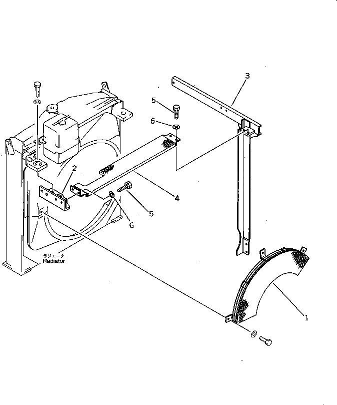 Схема запчастей Komatsu PC200-3 - ЗАЩИТА РАДИАТОРА (REGULATION OF SWEDEN)(№-7) СПЕЦ. APPLICATION ЧАСТИ¤ МАРКИРОВКА¤ ИНСТРУМЕНТ И РЕМКОМПЛЕКТЫ