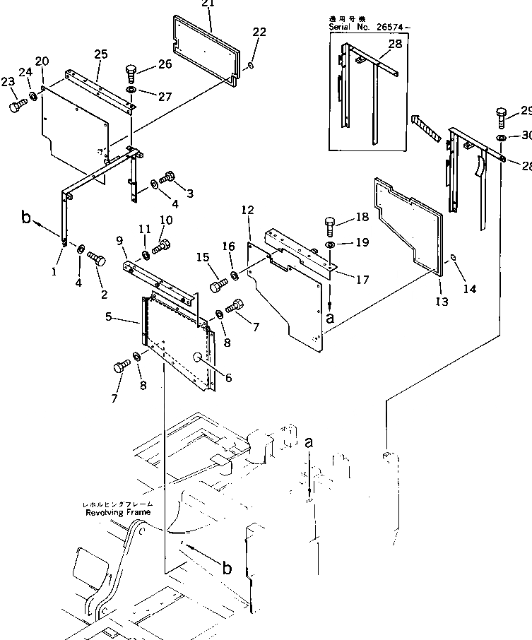 Схема запчастей Komatsu PC200-3 - MACHINERY ОБСТАНОВКА (/) (PCS¤ LCS)(№-79) СПЕЦ. APPLICATION ЧАСТИ¤ МАРКИРОВКА¤ ИНСТРУМЕНТ И РЕМКОМПЛЕКТЫ