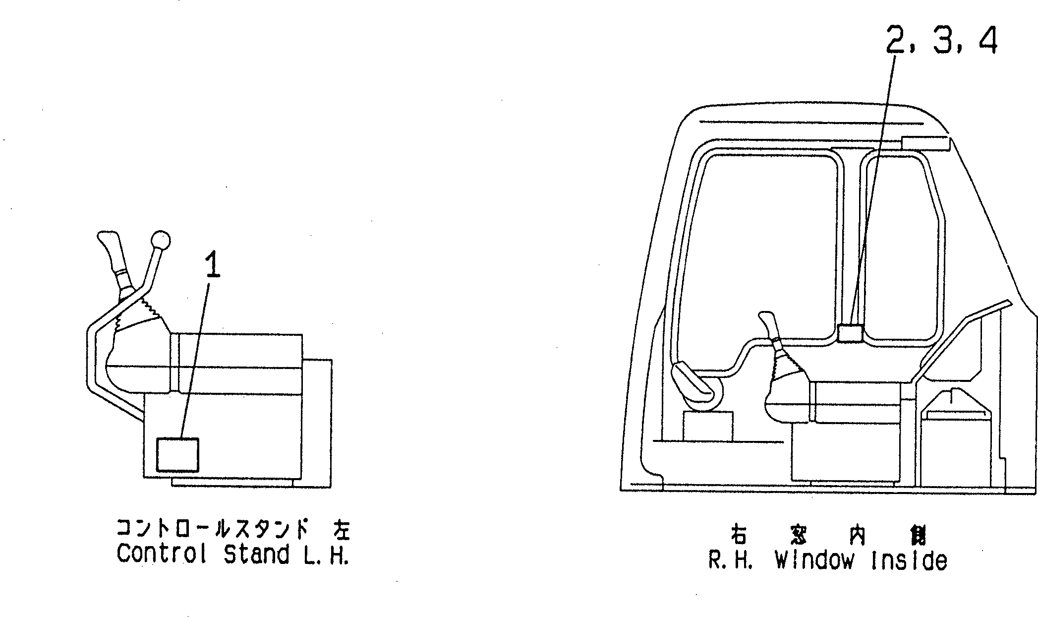 Схема запчастей Komatsu PC200-6Z - МАРКИРОВКА (MULTI PATTERN) (АНГЛ.)(№8-9988) МАРКИРОВКА