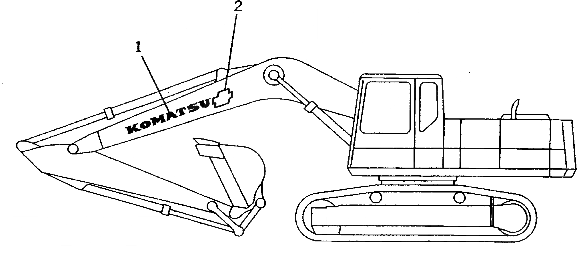 Схема запчастей Komatsu PC200-5 - MARKS И PALTES (РАБОЧЕЕ ОБОРУДОВАНИЕ ) (PCSS) (PCLCSS)(№-88) МАРКИРОВКА¤ ИНСТРУМЕНТ И РЕМКОМПЛЕКТЫ