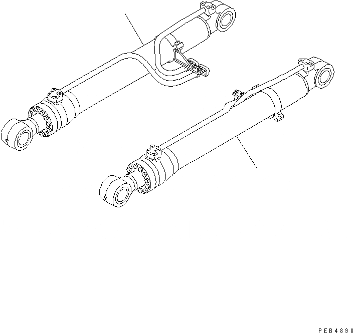 Схема запчастей Komatsu PC200-6 - 1-Я СТРЕЛА ЦИЛИНДР (2-СЕКЦИОНН. СТРЕЛА)(№9-) РАБОЧЕЕ ОБОРУДОВАНИЕ