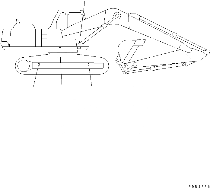 Схема запчастей Komatsu PC200-6 - ПЛАСТИНА (ОБСЛУЖ-Е MARK И INSTRUCTION)(№9-) МАРКИРОВКА