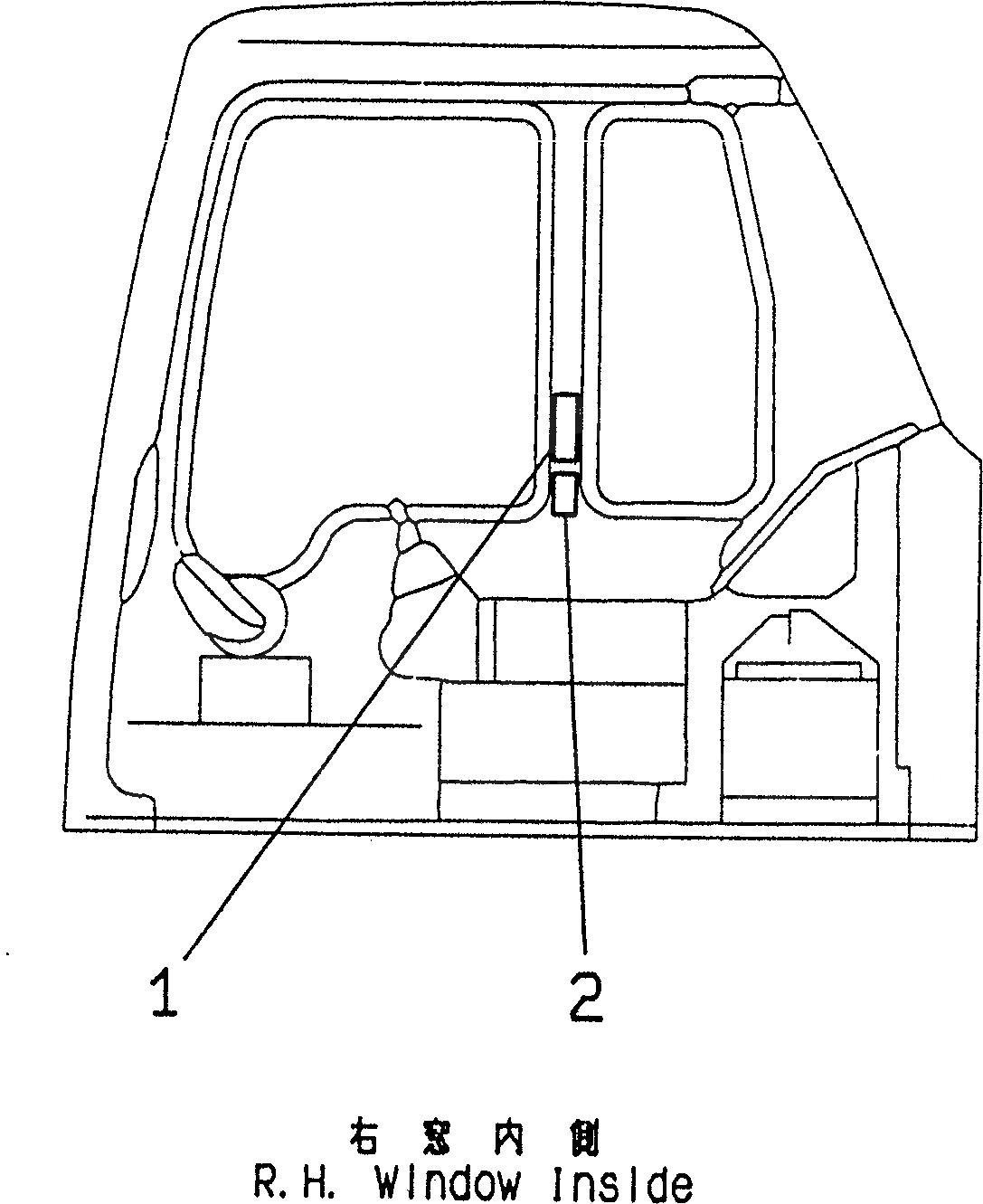 Схема запчастей Komatsu PC200-6 - МАРКИРОВКА (MULTI PATTERN) (ЯПОН.)(№8-9988) МАРКИРОВКА