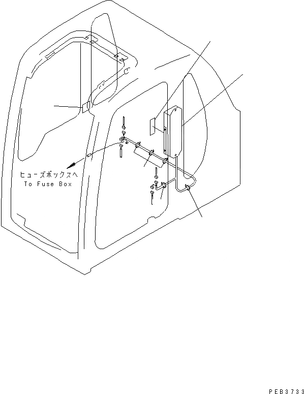 Схема запчастей Komatsu PC200-6H - MULTI PATTERN КОМПЛЕКТ (ЭЛЕКТРИЧ.) КАБИНА ОПЕРАТОРА И СИСТЕМА УПРАВЛЕНИЯ