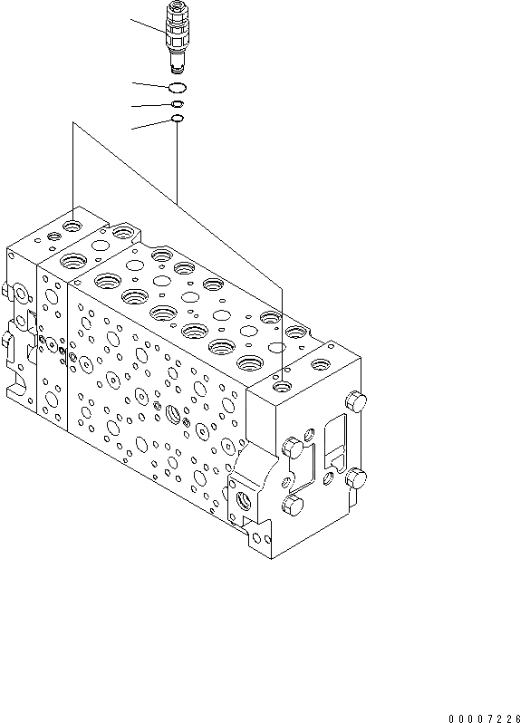 Схема запчастей Komatsu PC200-7 - УПРАВЛЯЮЩ. КЛАПАН (-АКТУАТОР) (9/9) ОСНОВН. КОМПОНЕНТЫ И РЕМКОМПЛЕКТЫ