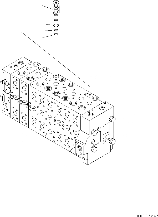 Схема запчастей Komatsu PC200-7 - УПРАВЛЯЮЩ. КЛАПАН (-АКТУАТОР) (9/) ОСНОВН. КОМПОНЕНТЫ И РЕМКОМПЛЕКТЫ