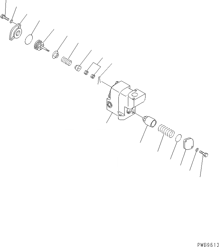 Схема запчастей Komatsu PC200-6J - ВОЗВРАТНАЯ ЛИНИЯ(БЛОК) (ПЕРЕКЛЮЧАТЕЛЬ КЛАПАН) (С ДОПОЛН. ГИДРОЛИНИЕЙ)(№9-) ГИДРАВЛИКА