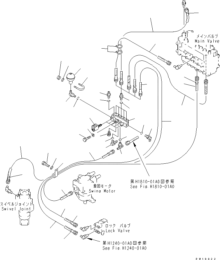 Схема запчастей Komatsu PC200-6J - СОЛЕНОИДНЫЙ КЛАПАН(№8-897) ГИДРАВЛИКА