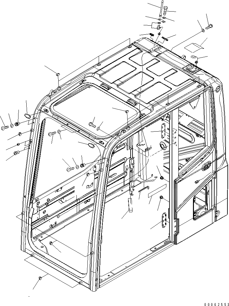 Схема запчастей Komatsu PC200-8 - КАБИНА (KOMTRAX FILM АНТЕННА И GALEO ПЛАСТИНА) (ORBCOM ТИП)(№-) КАБИНА ОПЕРАТОРА И СИСТЕМА УПРАВЛЕНИЯ