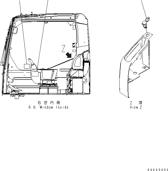 Схема запчастей Komatsu PC200-8 - ТАБЛИЧКИ И TAG (ДЛЯ МОЛОТА И НАПРЯЖ. 12В)(№777-) МАРКИРОВКА