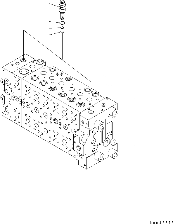 Схема запчастей Komatsu PC200-8 - ОСНОВН. КЛАПАН (-АКТУАТОР) (9/) ОСНОВН. КОМПОНЕНТЫ И РЕМКОМПЛЕКТЫ