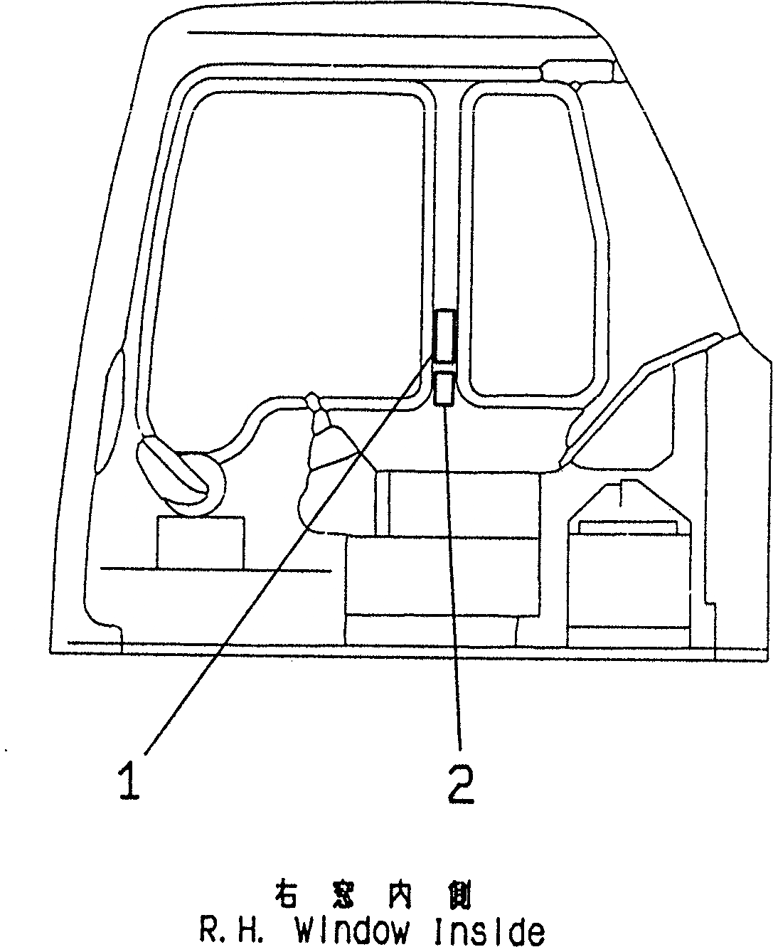 Схема запчастей Komatsu PC200-6S - МАРКИРОВКА (MULTI PATTERN) (ЯПОН.)(№8-9988) МАРКИРОВКА